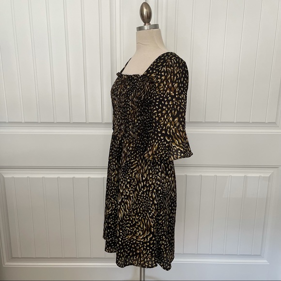 Lily White Ginette Leopard Back Tie Dress - Picture 5 of 9